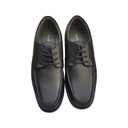 H.PUPPIS MEN'S LEATHER SHOE BLACK