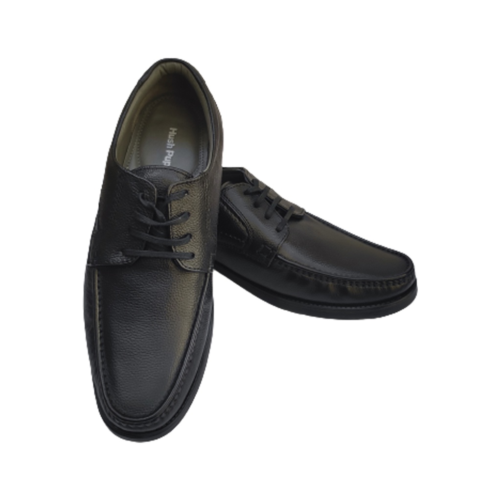 H.PUPPIS MEN'S LEATHER SHOE BLACK