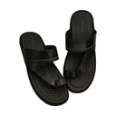 TRUE VALUE MEN'S CASUAL CHAPPAL BLACK