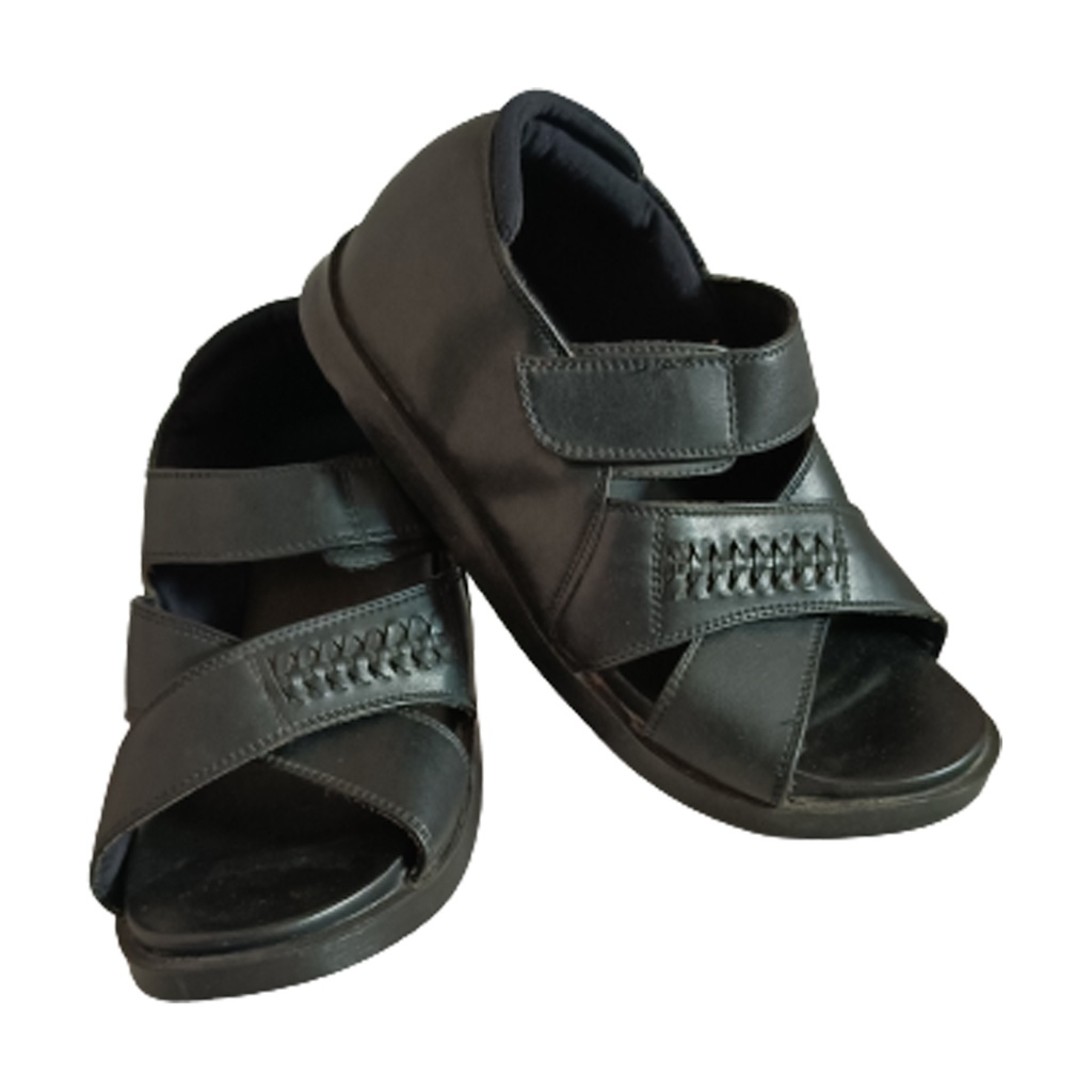 MEDIFEET MEN'S ORTHO SANDAL BLACK