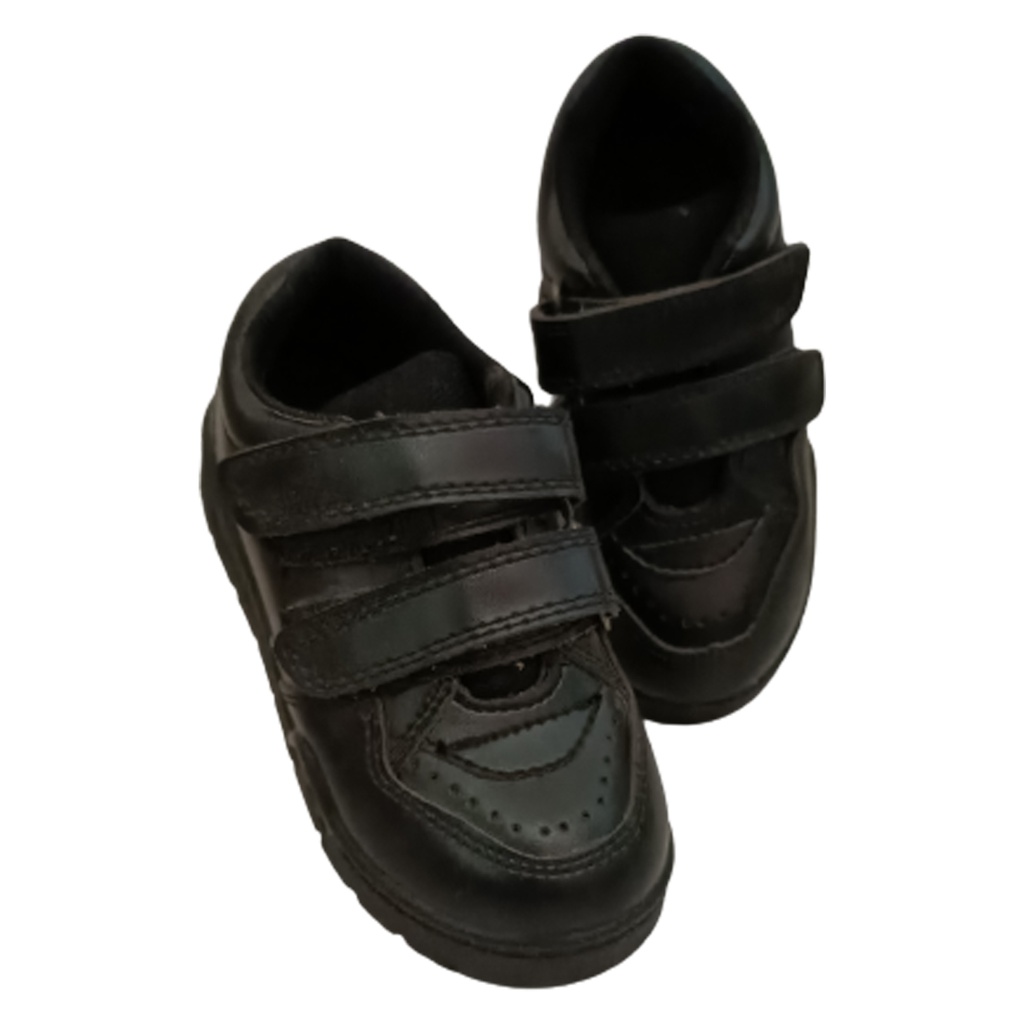 LAKHANI BLACK GOLA VELCRO SCHOOL SHOES