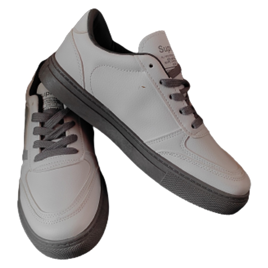 FASHION MEN'S CASUAL SNEAKERS WHITE/GREY