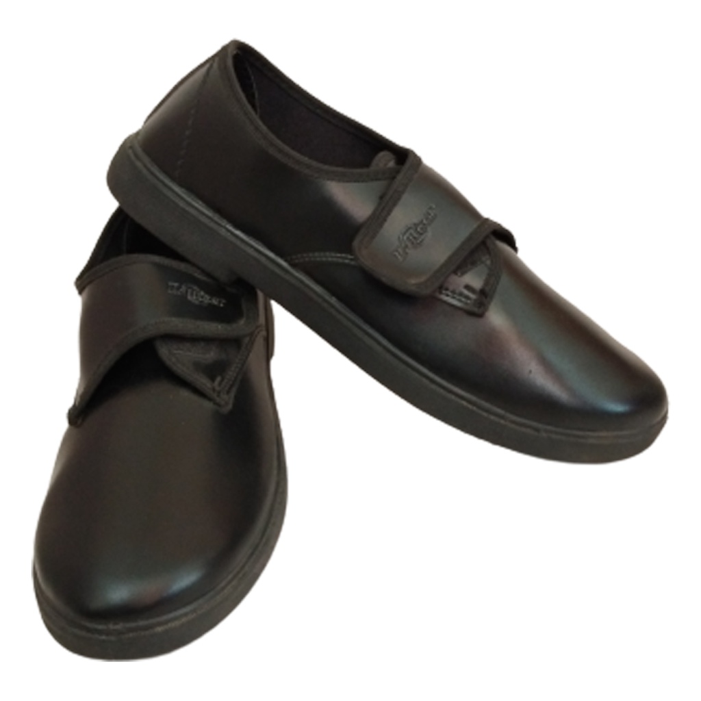 LANCER VELCRO SCHOOL SHOES BLACK