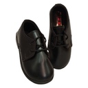 PU STEP SCHOOL SHOE GIRLS BLACK