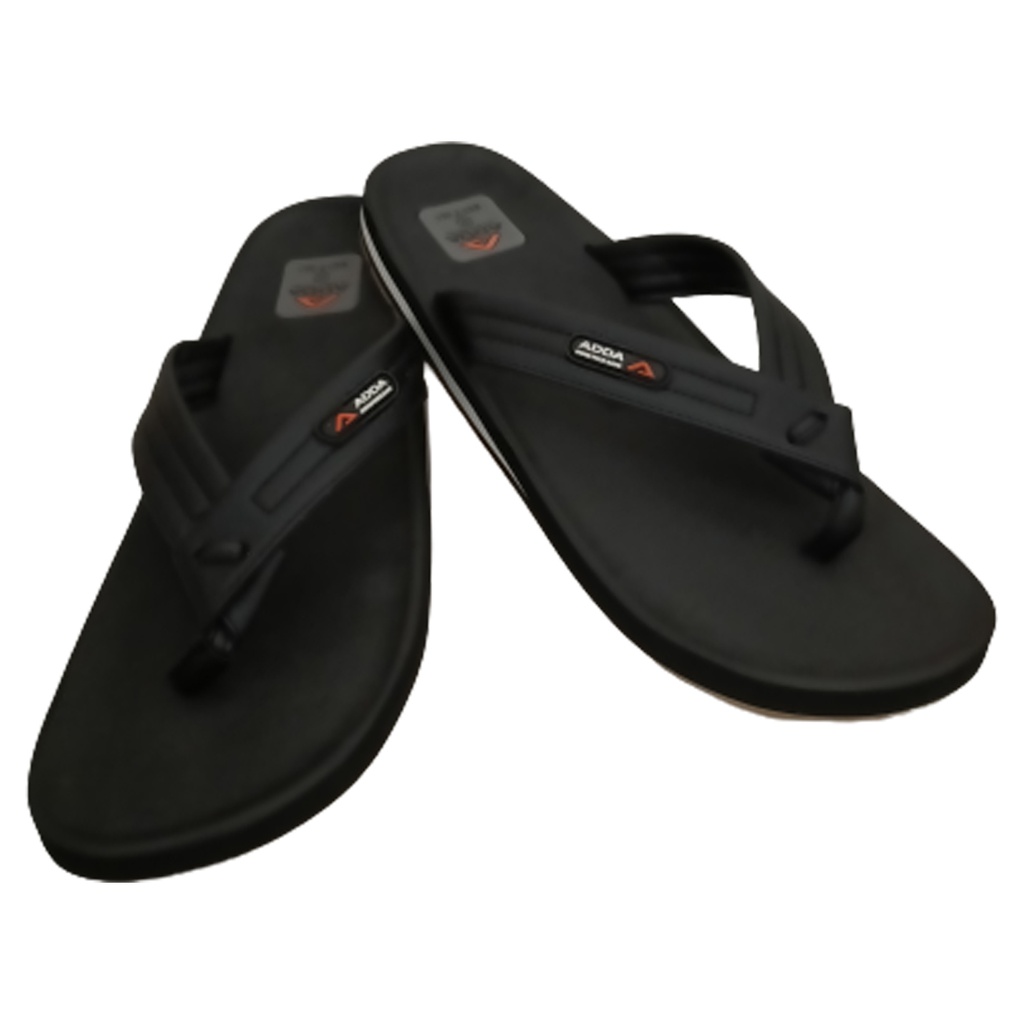 ADDA WOW BIG ONLY ONE BLACK MEN'S SLIPPER