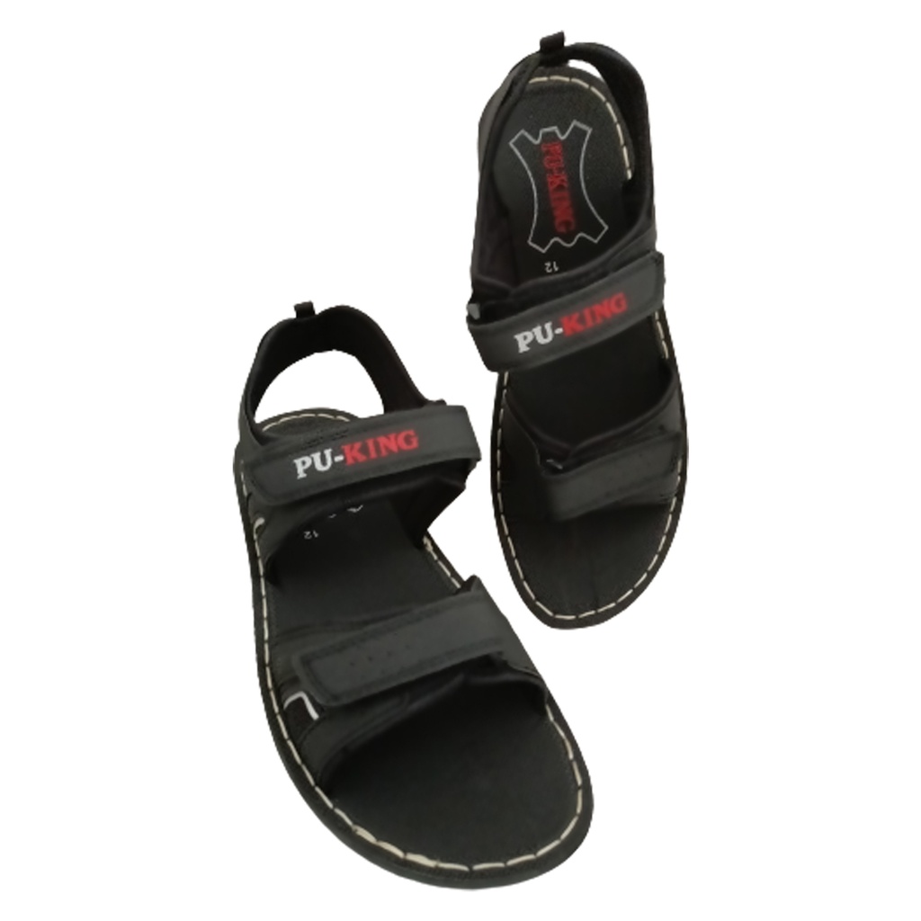 PU KING PSD 121 BLACK MEN'S SPORT SANDLE