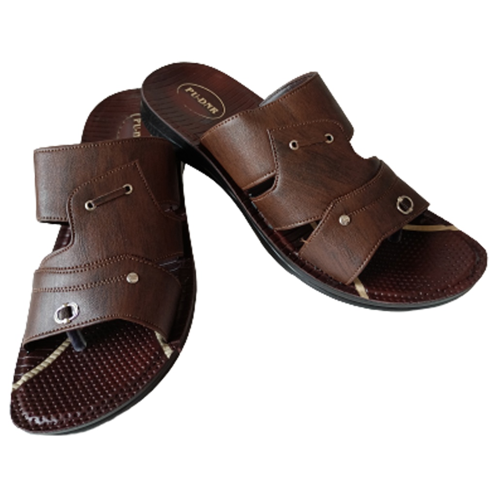 PU-DNR SLR-VICTOR-05 BROWN MEN'S CHAPPAL