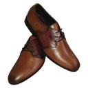 SHOEZAR 116 MEN'S LEATHER FORMAL SHOE TAN