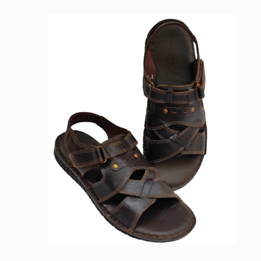 MARDI GRA MEN'S SANDAL BROWN