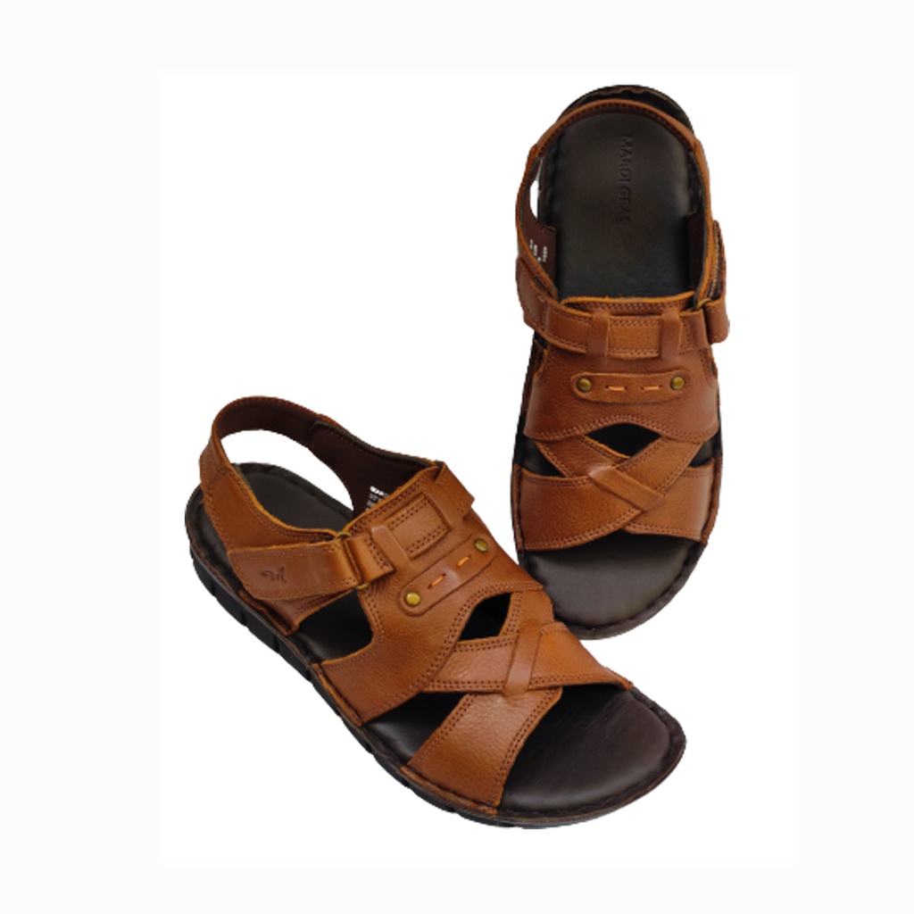 MARDI GRA MEN'S SANDAL TAN