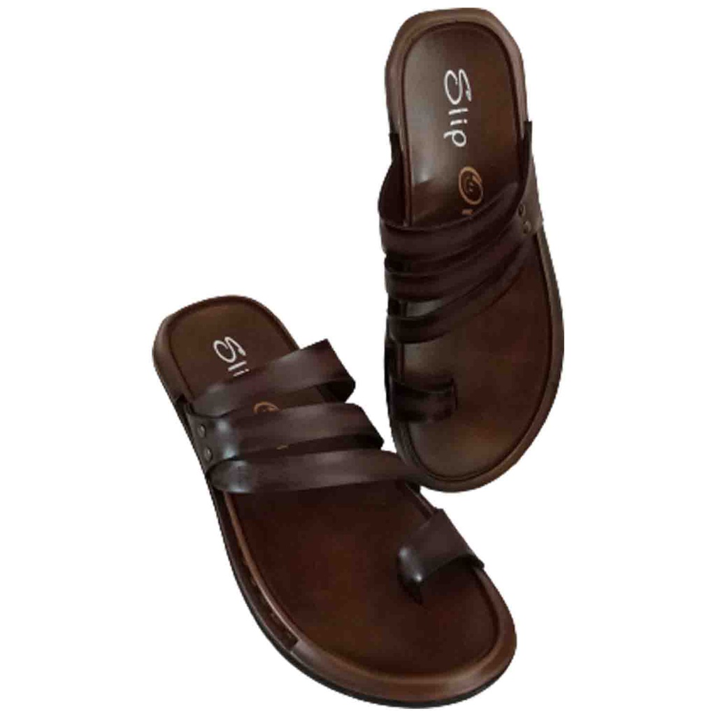 SLIP ON 9572 MEN'S CHAPPAL BROWN