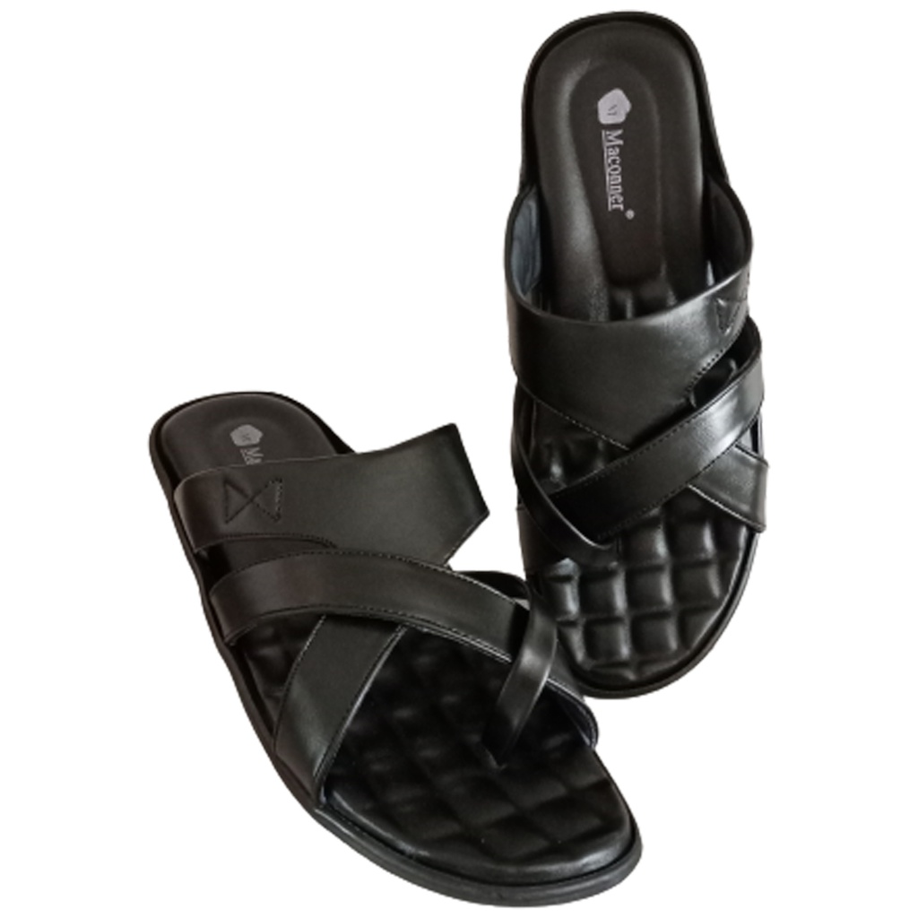 MACONNER 7017 MEN'S CASUAL CHAPPAL BLACK