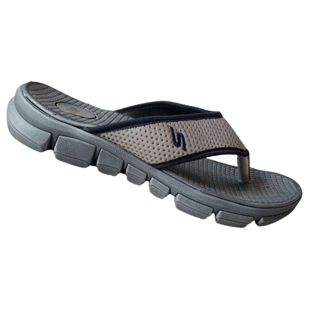 MEN'S SPORT SLIPPER GREY/BLUE