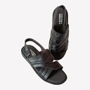 ORTHO MEN'S CASUAL SANDAL BLACK