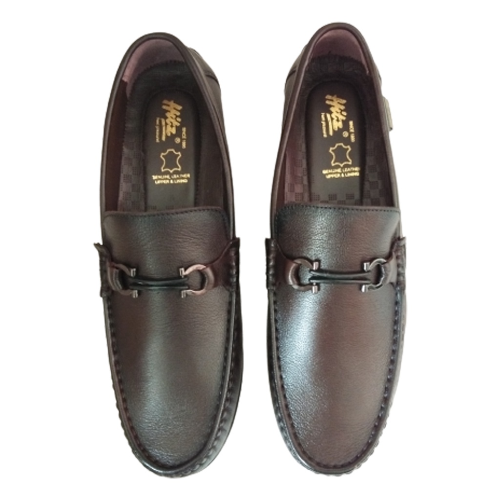 HITZ 8321 BROWN MEN'S LEATHER LOAFER