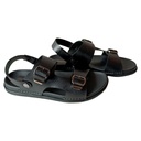 HITZ 6765 BLACK MEN'S LEATHER SANDAL