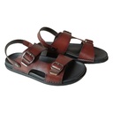 HITZ 6765 BROWN MEN'S LEATHER SANDAL