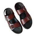 HITZ 6765 BROWN MEN'S LEATHER SANDAL