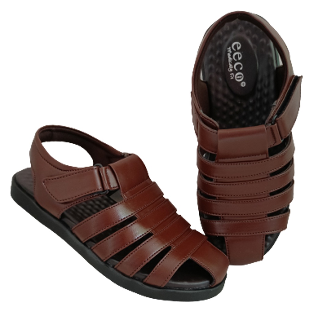 EECO 3824 BROWN MEN'S PACK SANDAL