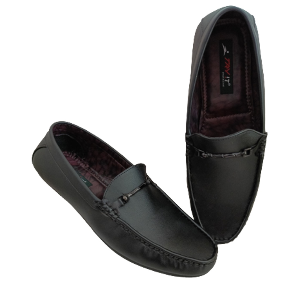 TRYIT 710 BLACK MEN'S LOAFER