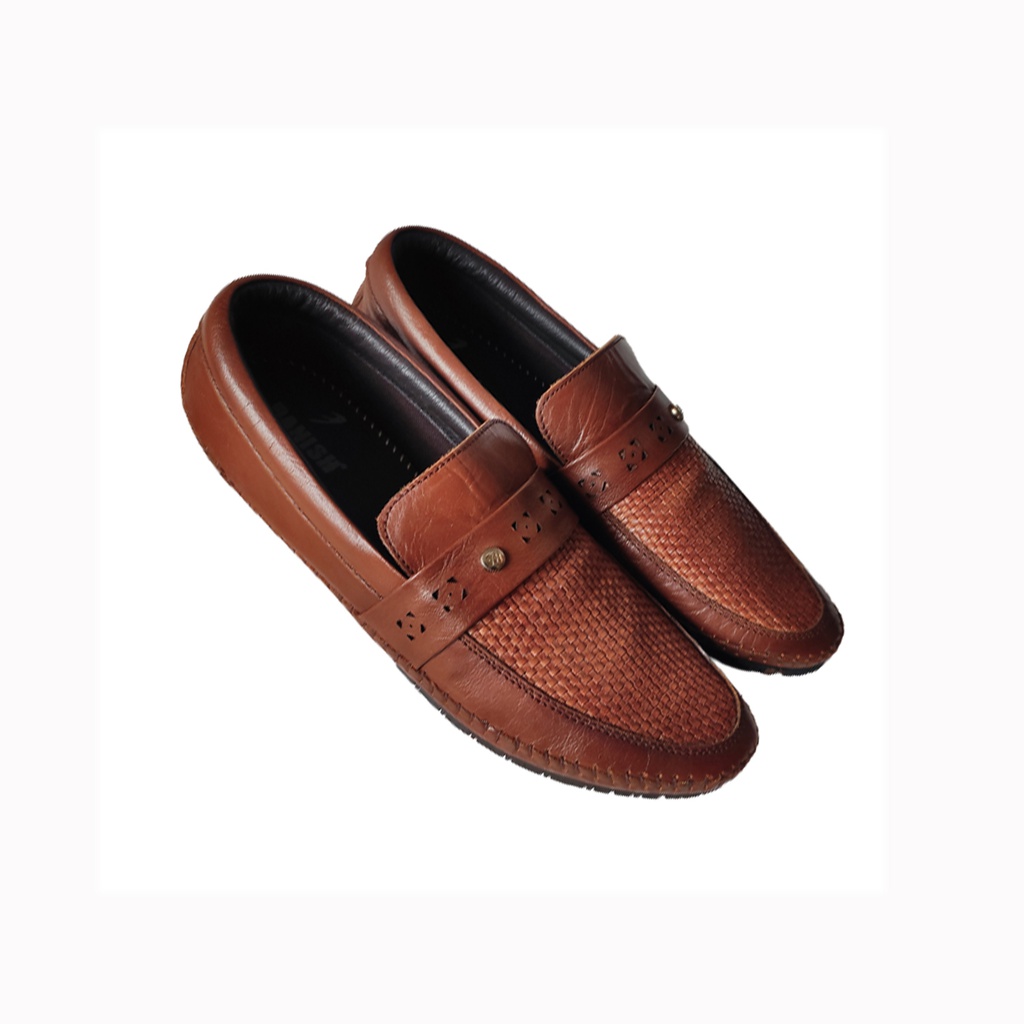 BANISH MEN'S CASUAL LOAFER SHOES BROWEN