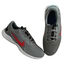 NIKE FLEX EXPERIENCE RUN 9 GREY ORANGE MENS SPORT SHOE