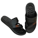 UNISOFT 458-09 BLACK MEN'S CHAPPAL