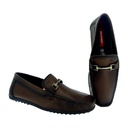 VALENTINO PRADO-13CW BROWN MEN'S LETHER LOAFER