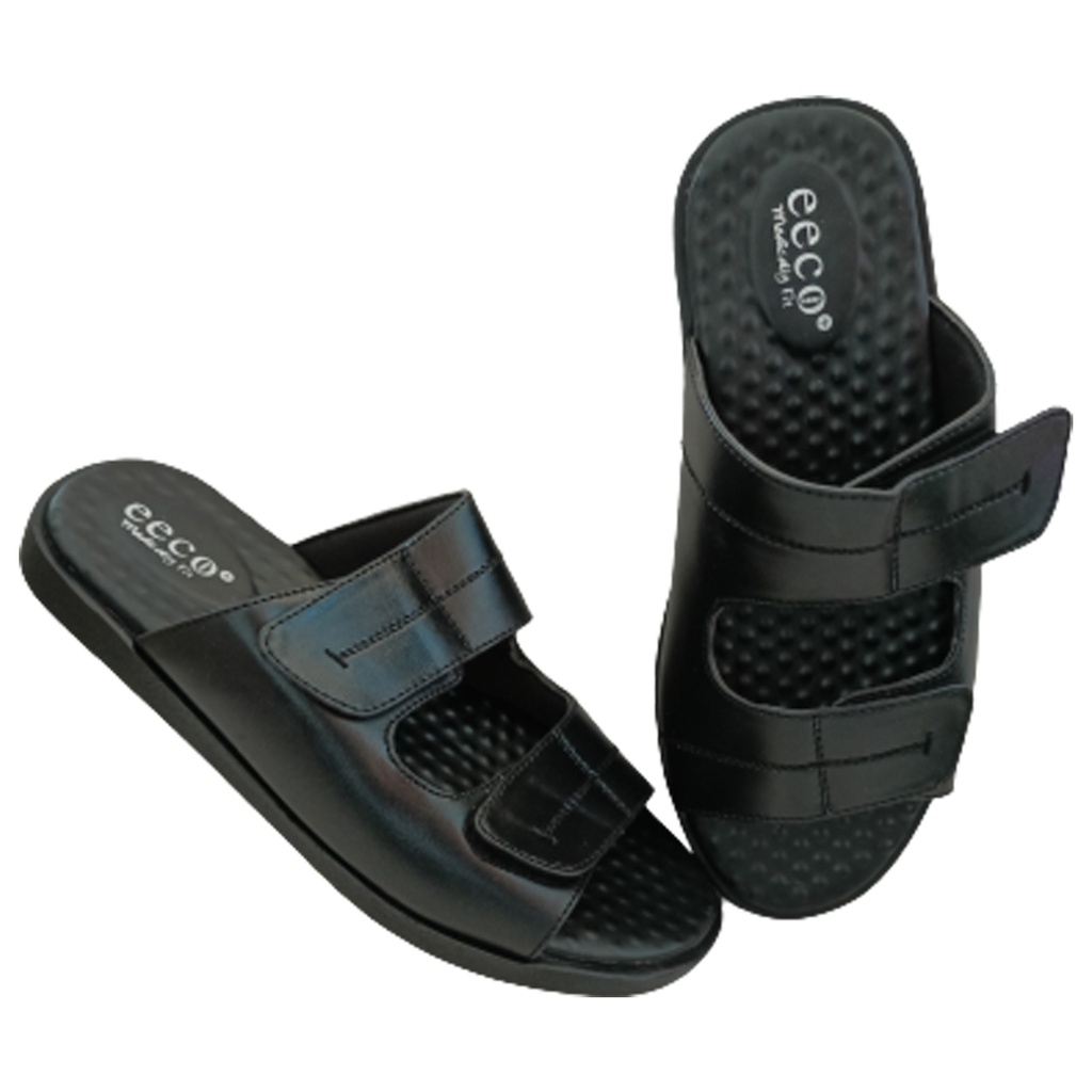 EECO 3834 BLACK MEN'S CHAPPAL