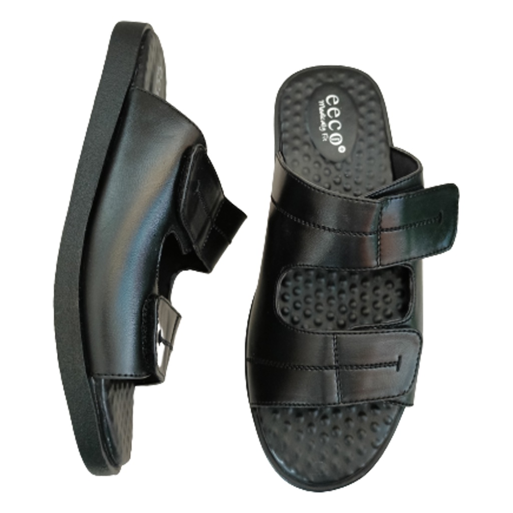 EECO 3834 BLACK MEN'S CHAPPAL