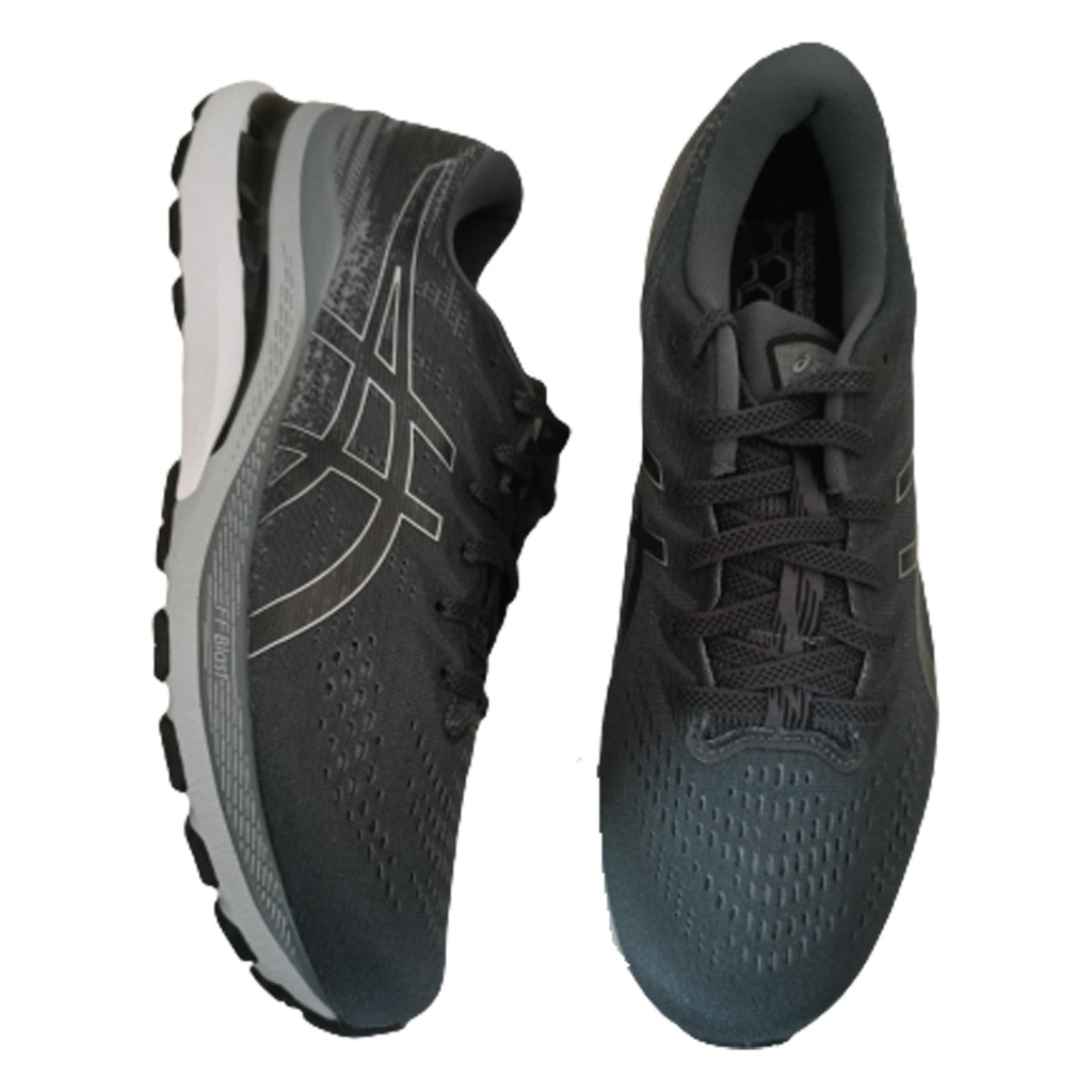 ASICS GEL KAYANO-28 GREY/BLACK MEN'S SPORT SHOE