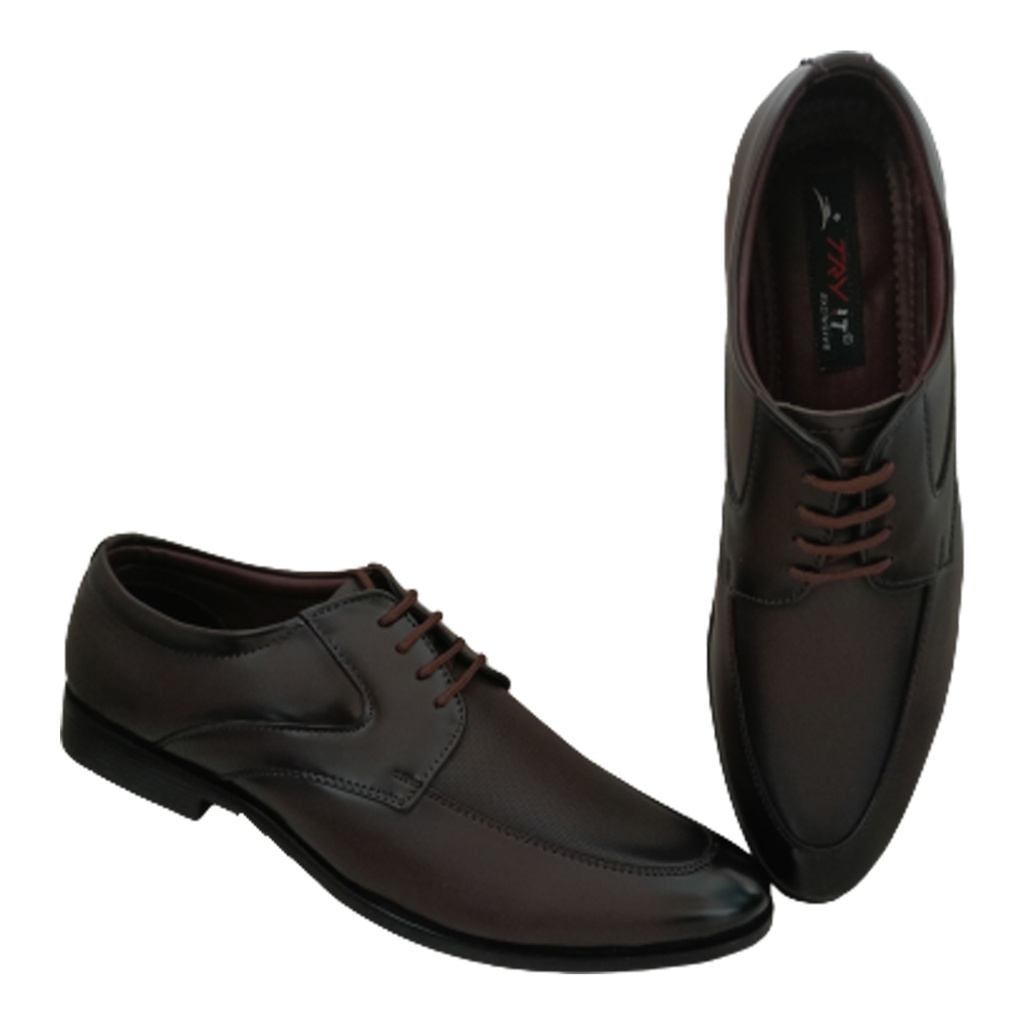 TRYIT 3669 BROWN MEN'S FORMAL SHOE