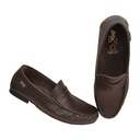 HITZ L-1 BROWN MEN'S LETHER LOAFER