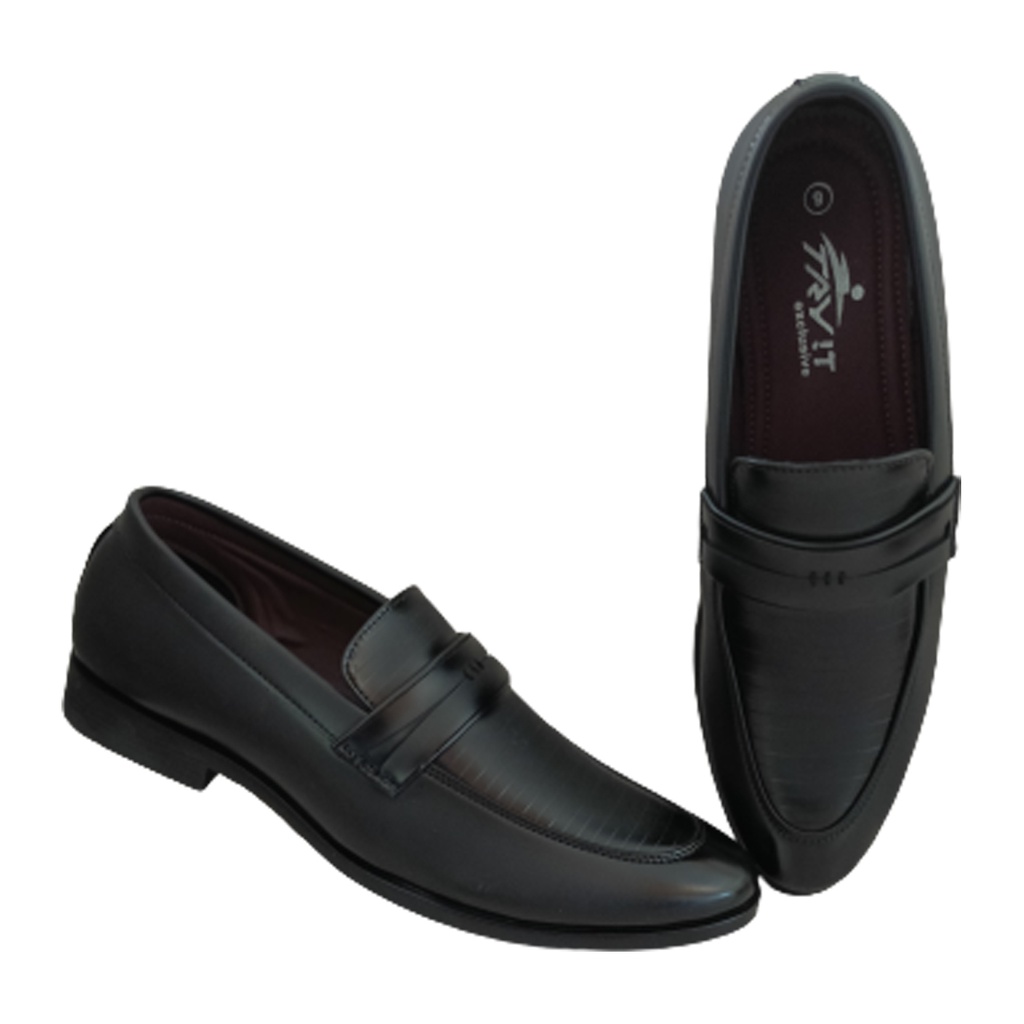 TRYIT 3670 BLACK MEN'S LOAFER