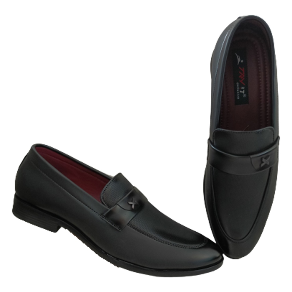 TRYIT 3663 BLACK MEN'S LOAFER