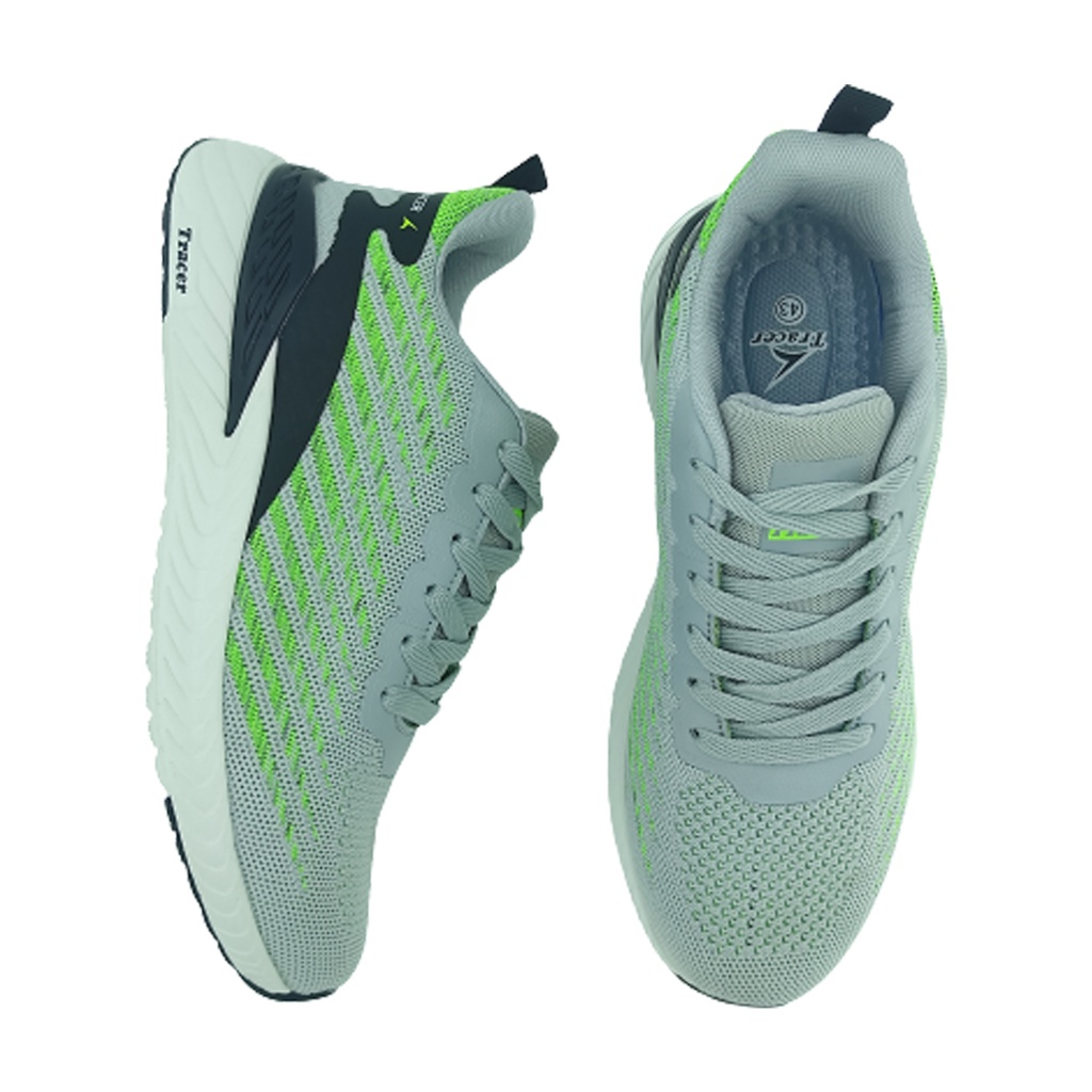 TRACER  STEADY-2342 GREY/GREEN MEN'S SPORT SHOE