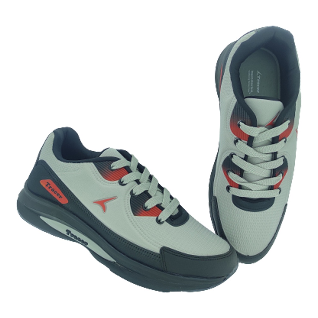 TRACER COMMAND-1451 L.GREY/BLACK MEN'S SPORT SHOE