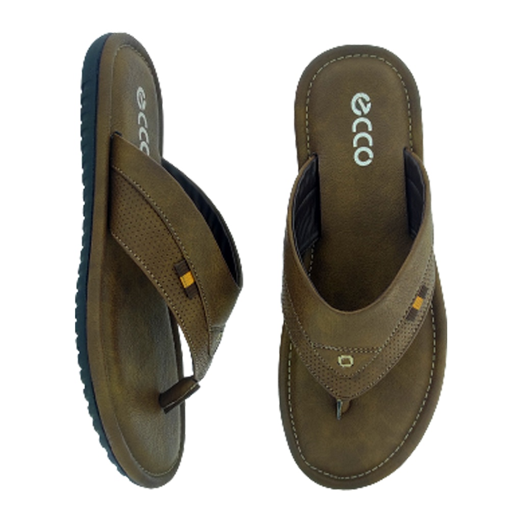 ECCO/COMFORT SPY 01 BROWN MEN'S CHAPPAL