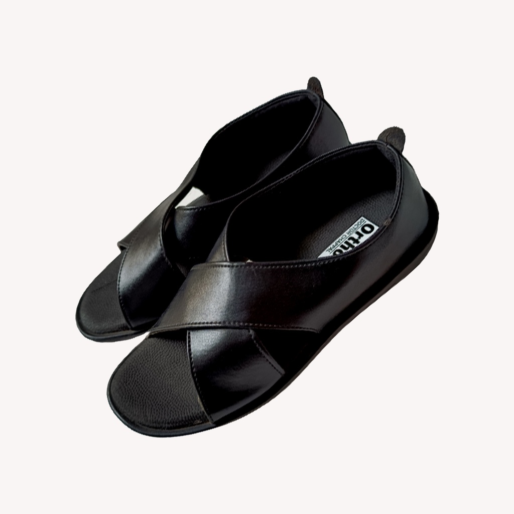 ORTHO MEN'S CASUAL SANDAL BLACK