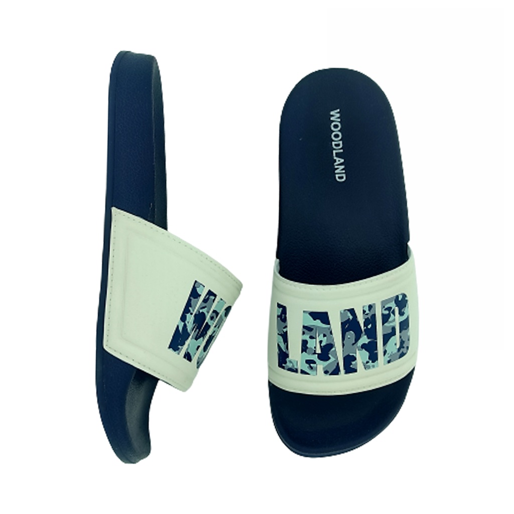 WOODLAND 3826021 BLUE/WHITE MEN'S FLIP FLOP SLIPPER