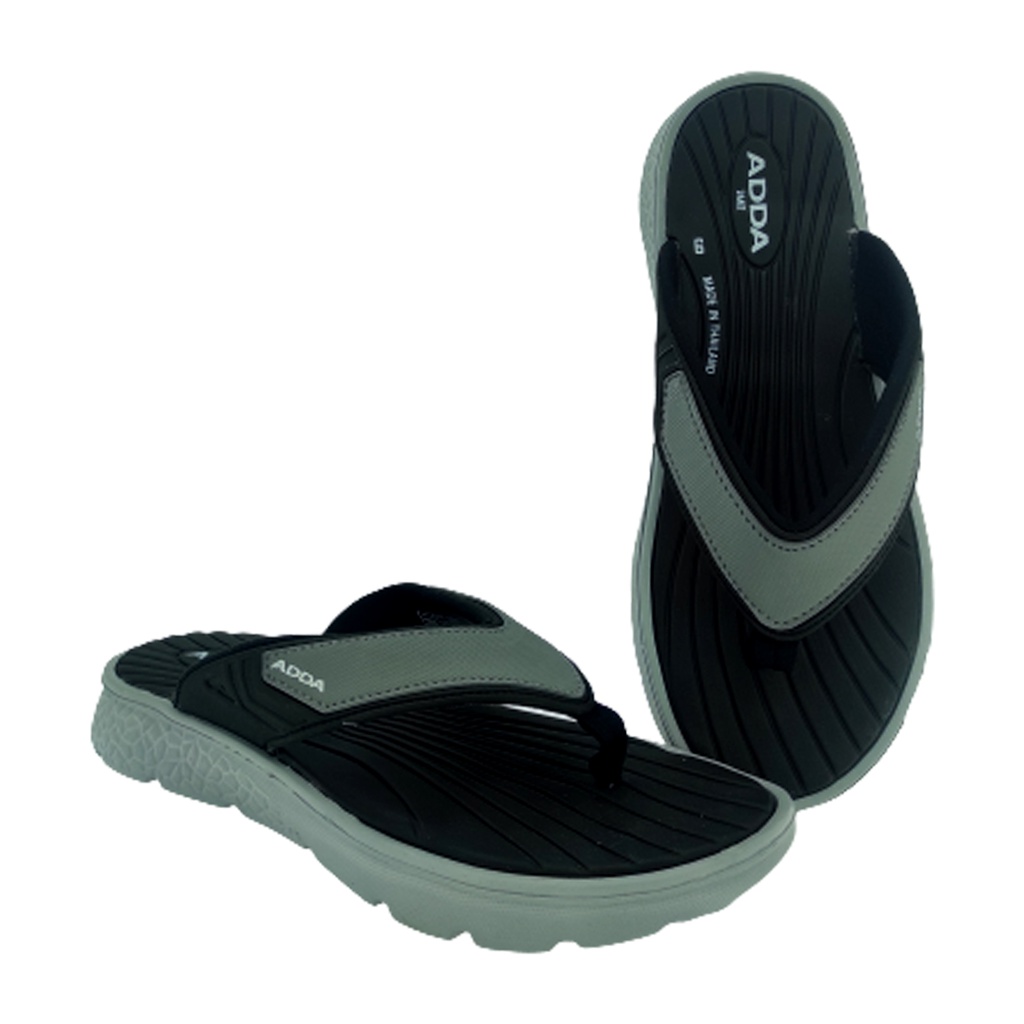 ADDA CLOUD WALK 1 BLACK/GREY MEN'S SLIPER