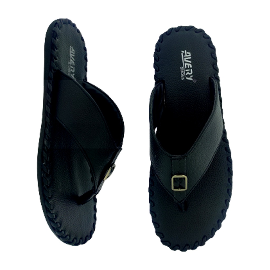 AVERY REPOLE-85 BLACK MEN'S CHAPPAL