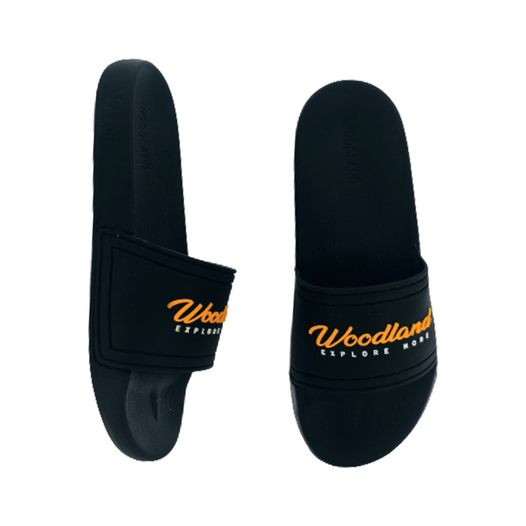 WOODLAND 4299022 BLACK MEN'S FLIP FLOP SLIPPER