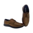 S.K.N.Z. 29016 TAN MEN'S LETHER CASUAL SHOE