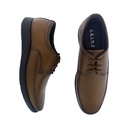 S.K.N.Z. 29016 TAN MEN'S LETHER CASUAL SHOE