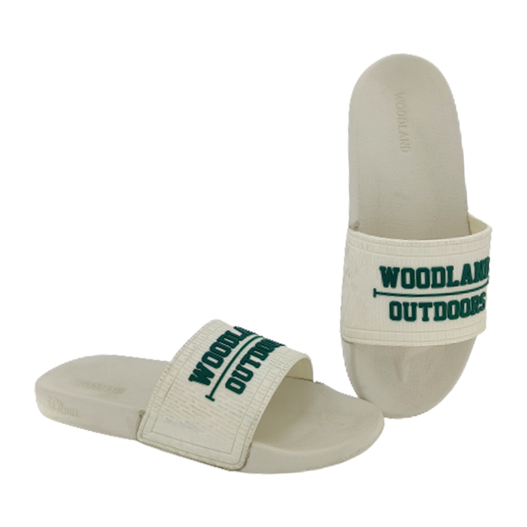 WOODLAND 4300022 WHITE MEN'S SLIPPER