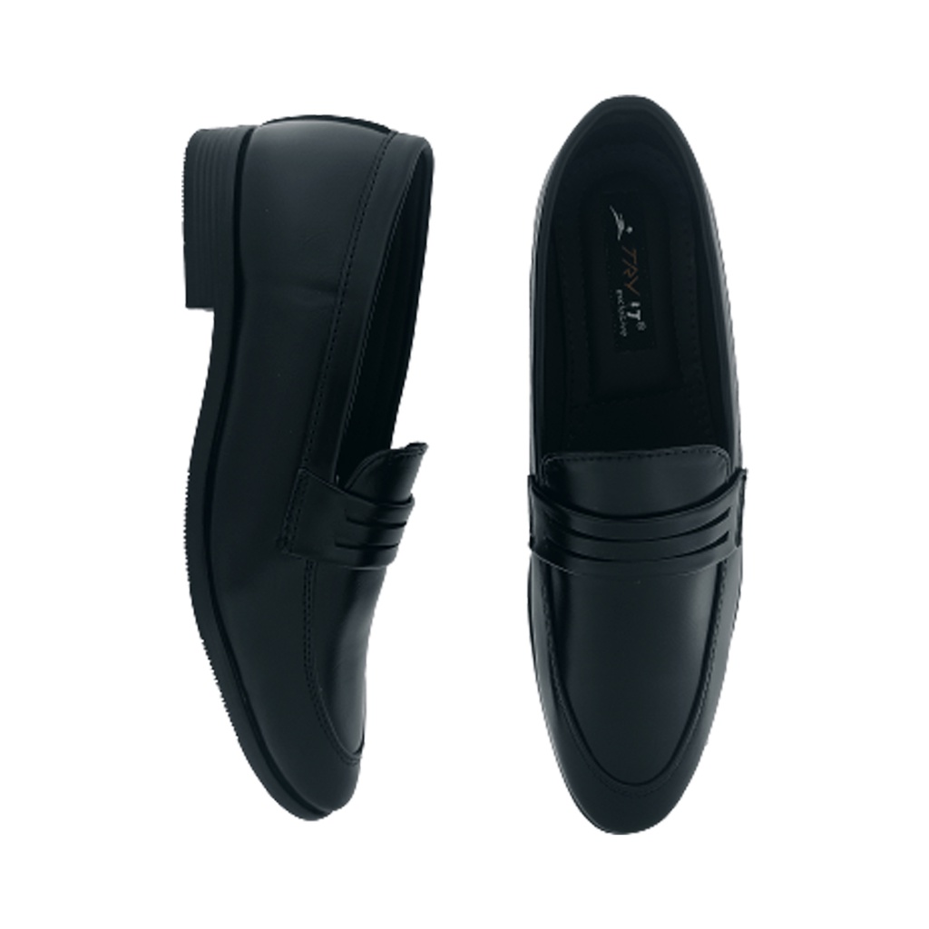 TRYIT 3708 BLACK MEN'S LOAFER