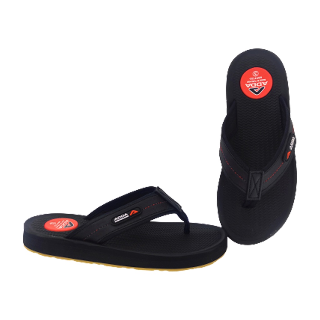 ADDA  LEAD-18 BLACK MEN'S SLIPPER