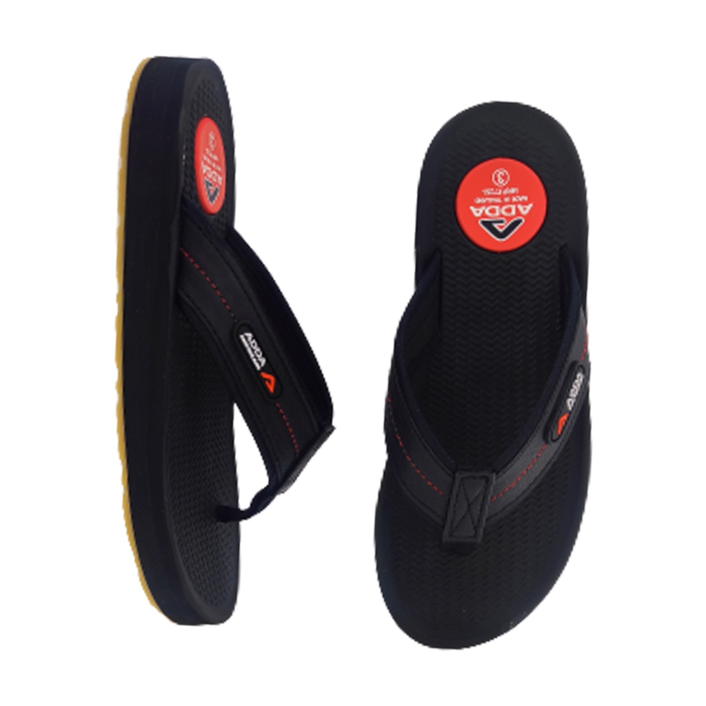 ADDA  LEAD-18 BLACK MEN'S SLIPPER