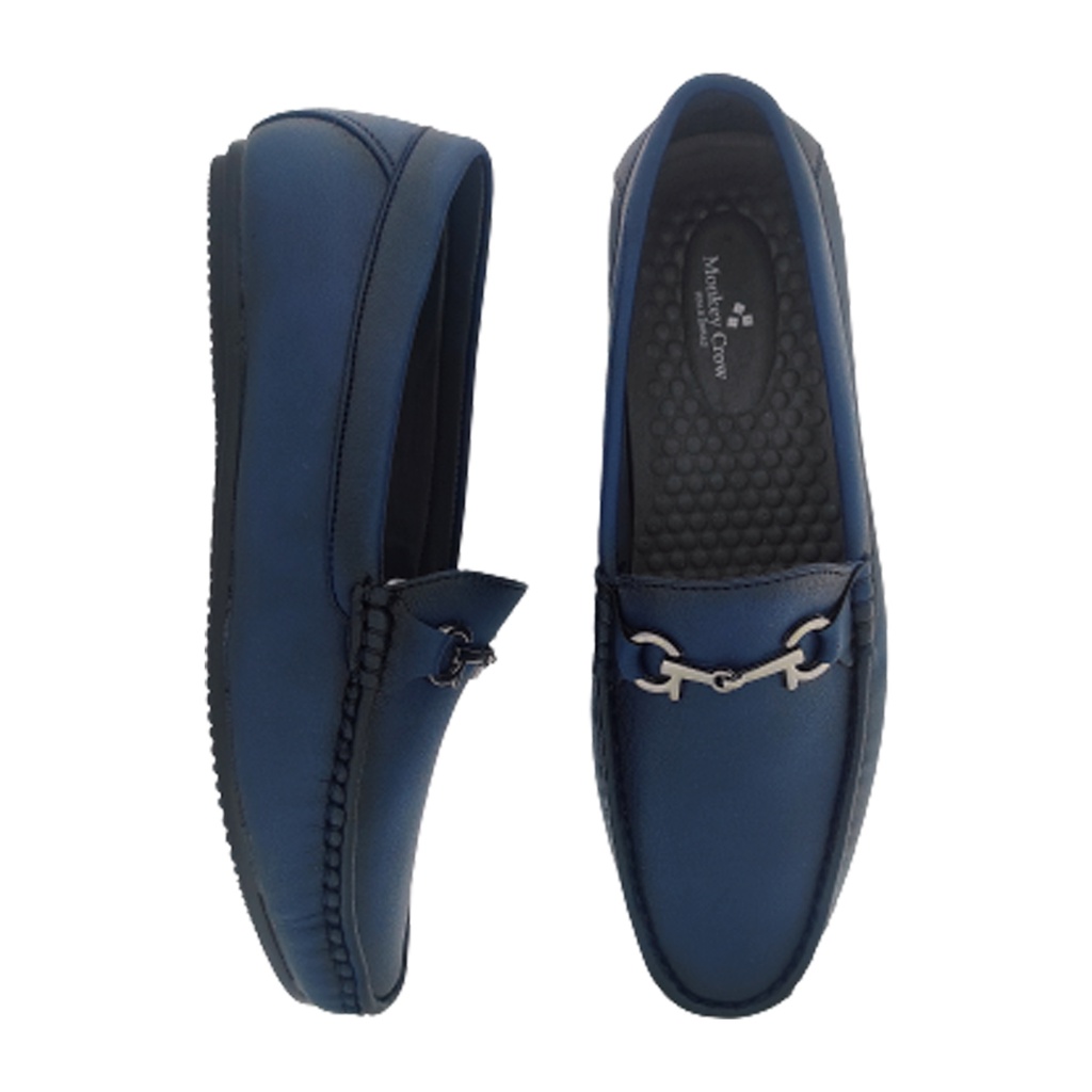 MONKEY CROWN 1014 BLUE MEN'S LOAFER